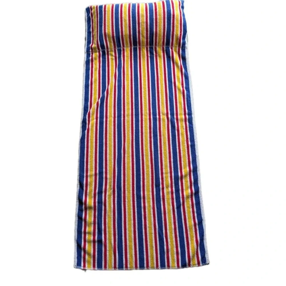 Vintage Dial Tone Soap Promo Red Yellow Striped Beach Towel Head Blow Up Pillow